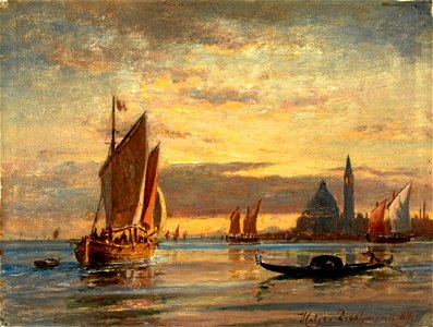 Holger Drachmann, Venezia, 1884, Skagens Kunstmuseer, Drachmanns Hus