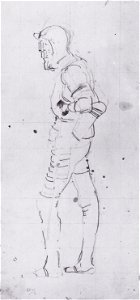Hodler - Stehender Krieger nach links - ca1899