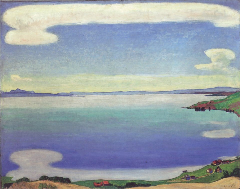 Hodler - Genfersee von Chexbres aus - ca1904