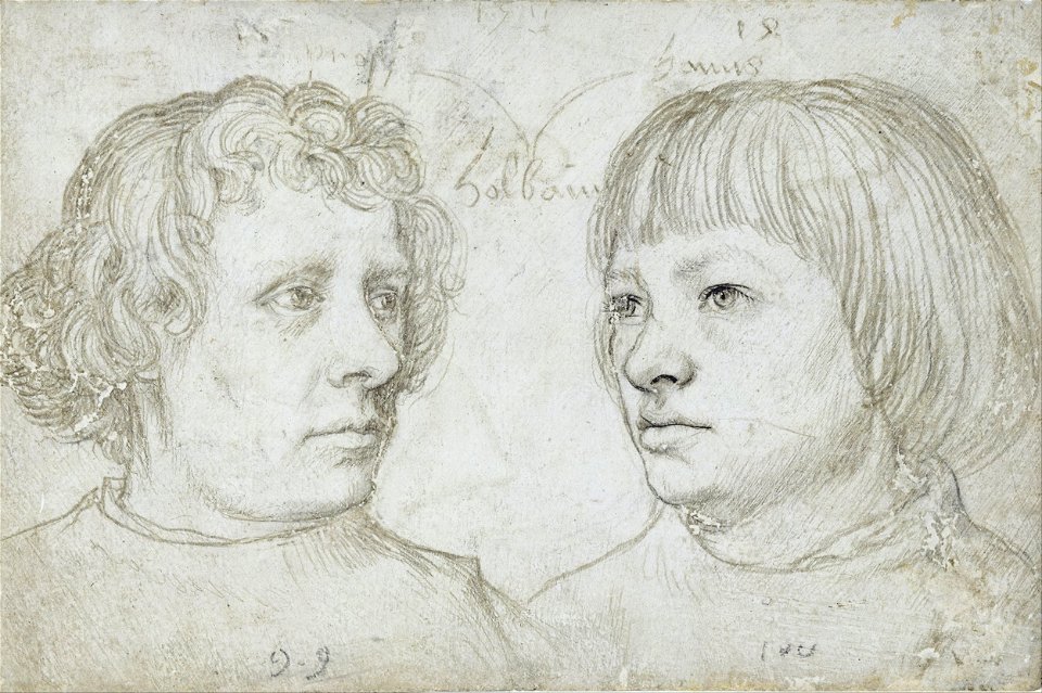 Hans Holbein the Elder - Ambrosius and Hans, the sons of the artist - Google Art Project