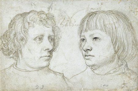 Hans Holbein the Elder - Ambrosius and Hans, the sons of the artist - Google Art Project