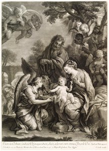 Holy Family and Angels by Carlo Maratta
