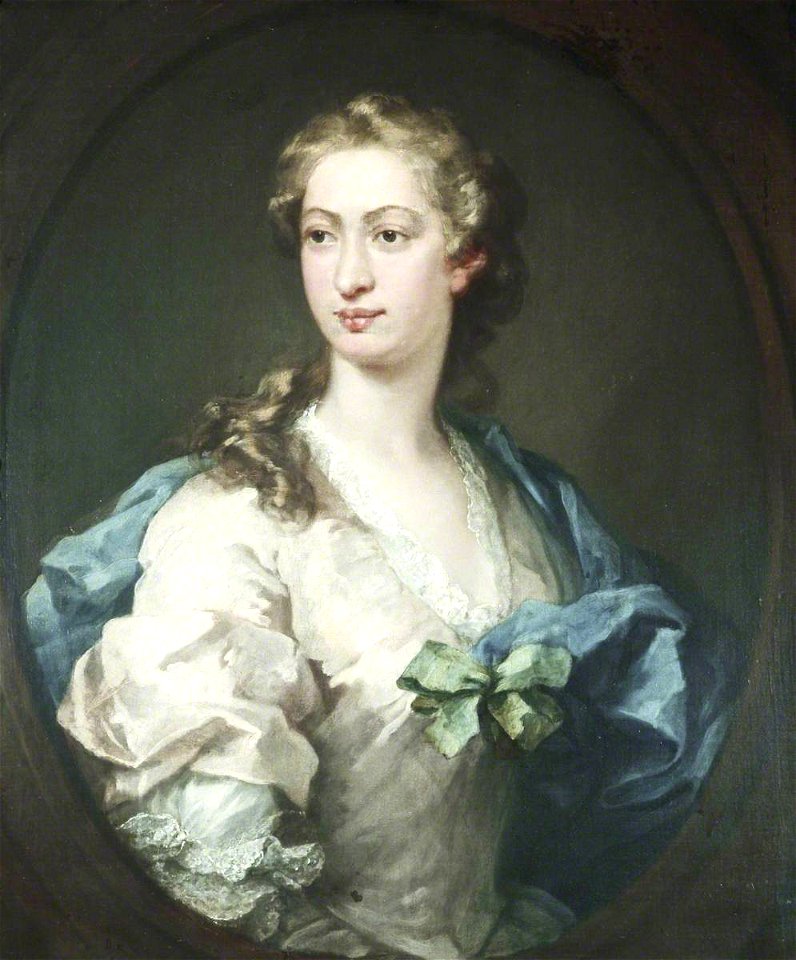 Hogarth - Portrait of a Lady, 1745, WAG 6218