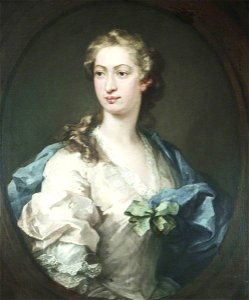 Hogarth - Portrait of a Lady, 1745, WAG 6218