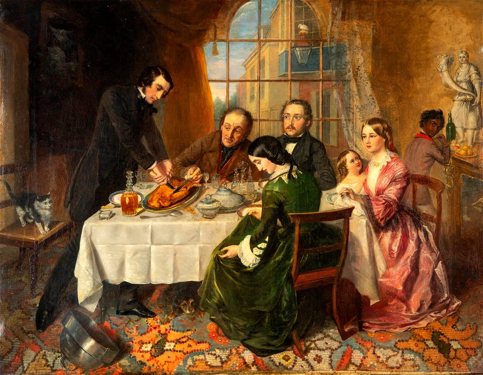 Unskilful Carver (A Family Conversation Piece) by James Holmes
