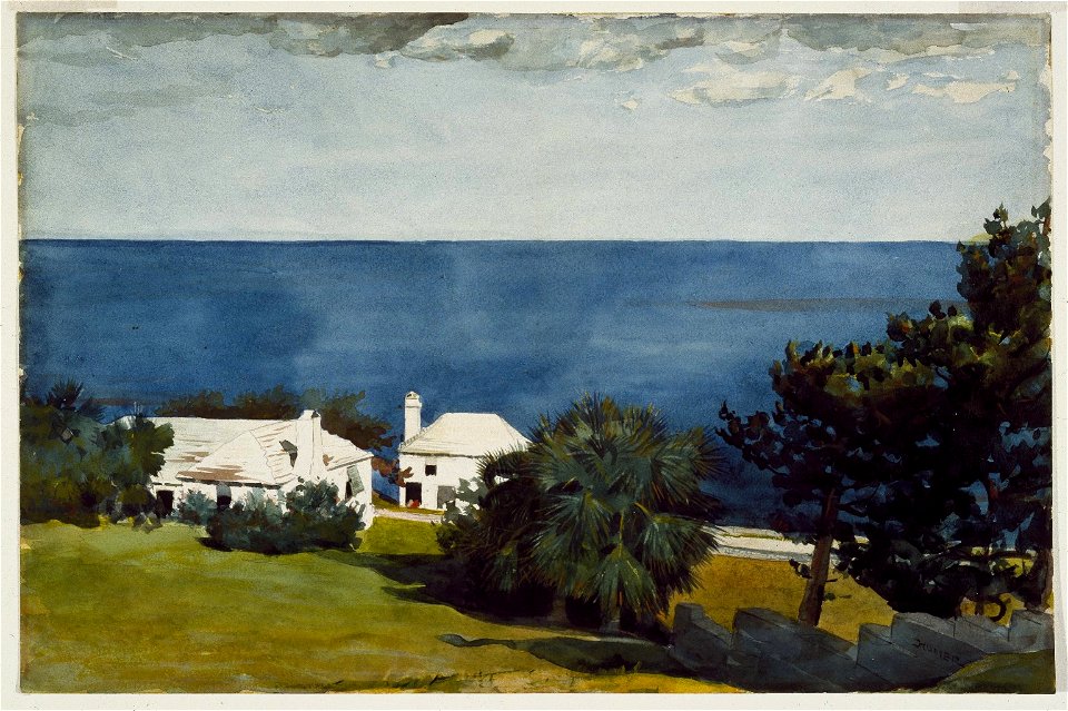 Winslow Homer - Shore at Bermuda (ca.1899)