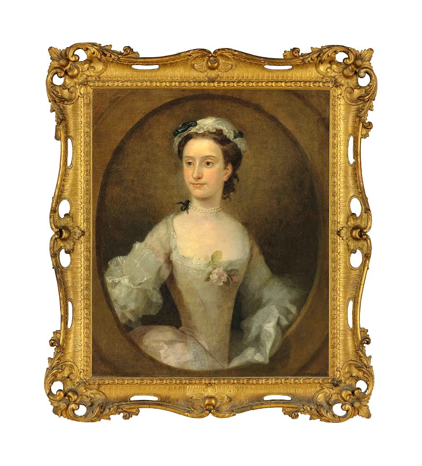 Hogarth - Portrait of a lady, traditionally identified as Margaret Peg Woffington (1720-1760), 6089029