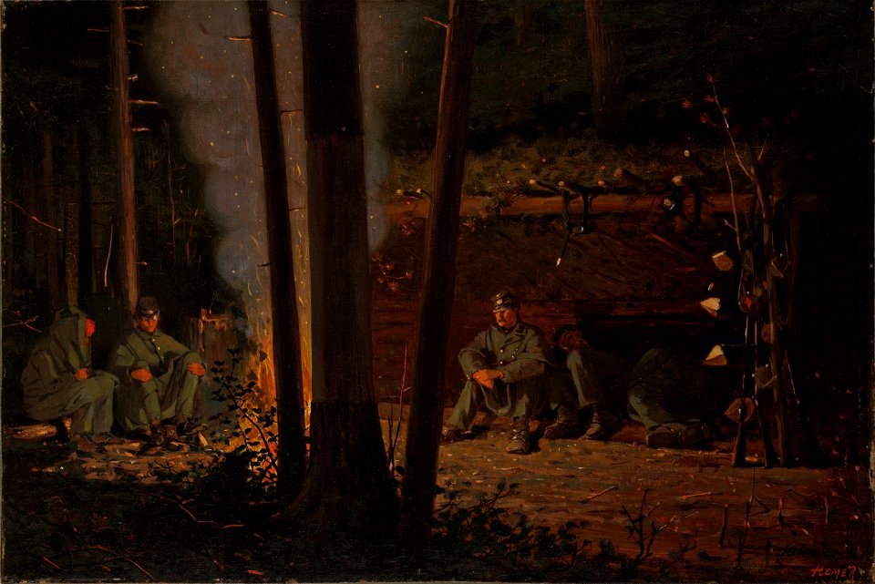 In Front of Yorktown by Winslow Homer
