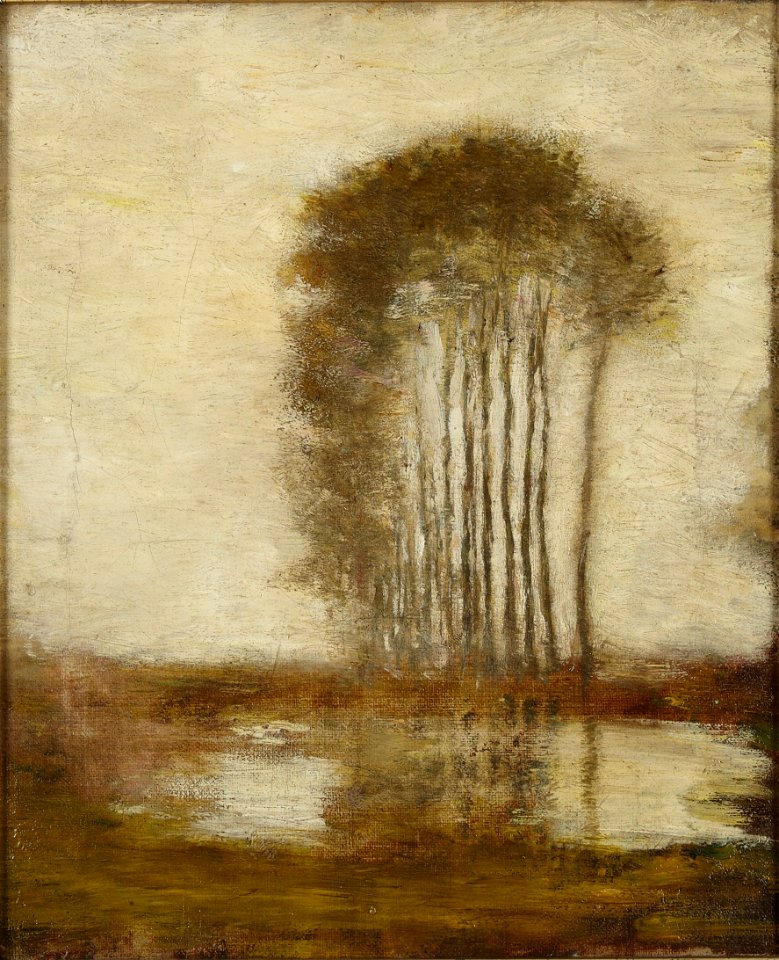 Homer Dodge Martin - Landscape with Poplars - y1946-105 - Princeton University Art Museum