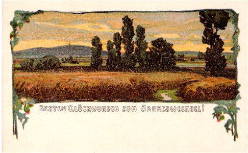 Hoffmanns Stärkefabriken - Postkarte Neujahrsgrüße 003