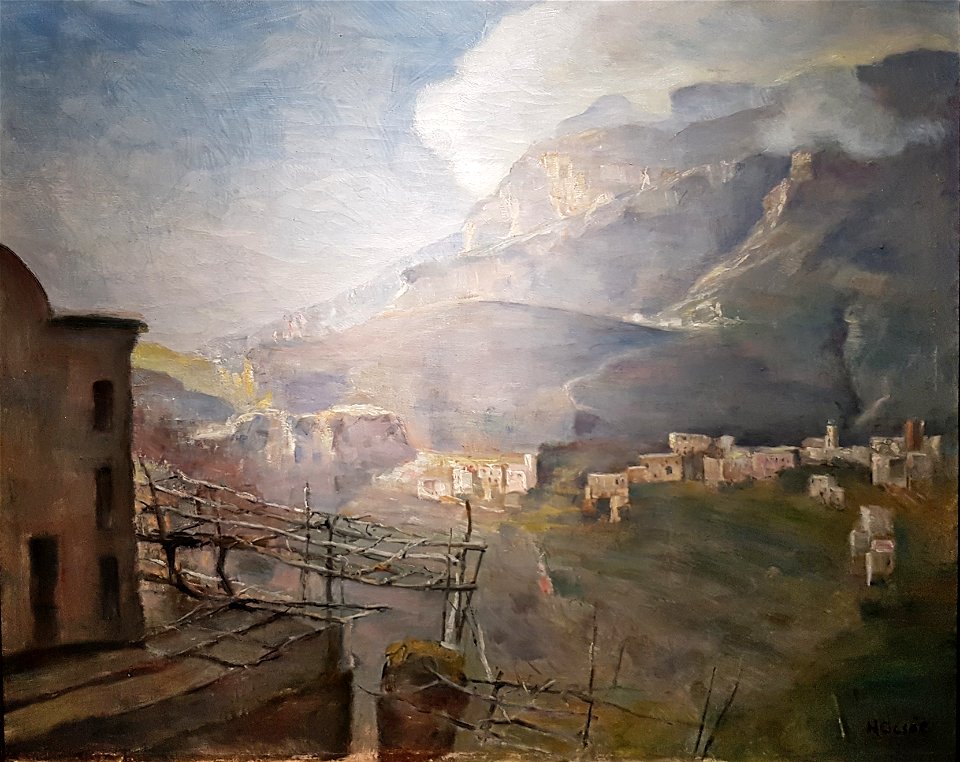 Carl Holsøe - En landsby i Apenninerne