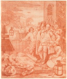 Hogarth - Third Stage of Cruelty (Cruelty in Perfection), 1750, III, 32d