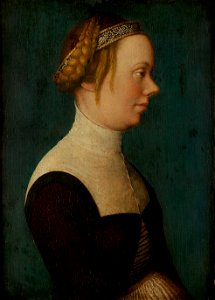 Hans Holbein d. Ä. - Portrait of a Woman - WGA11479