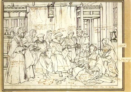 Holbein Study Family Thomas More