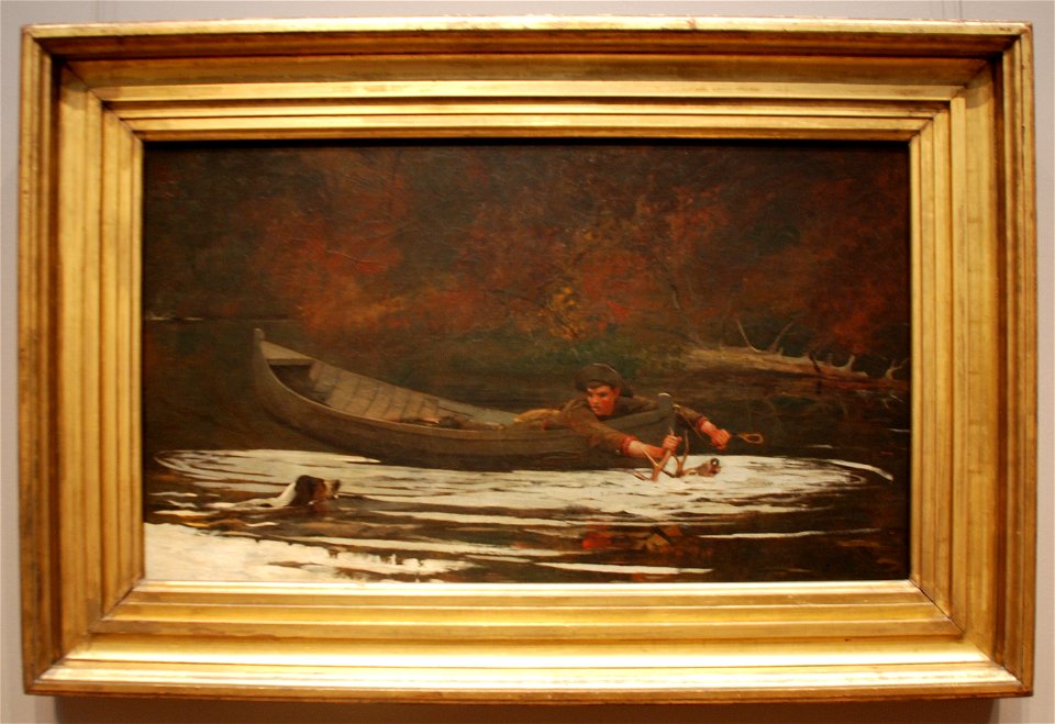 Winslow Homer - Hound and Hunter