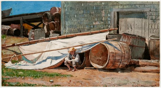 Winslow Homer - Boy in a Boatyard