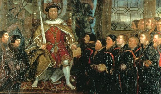 Henry VIII and the Barber Surgeons, by Hans Holbein the Younger