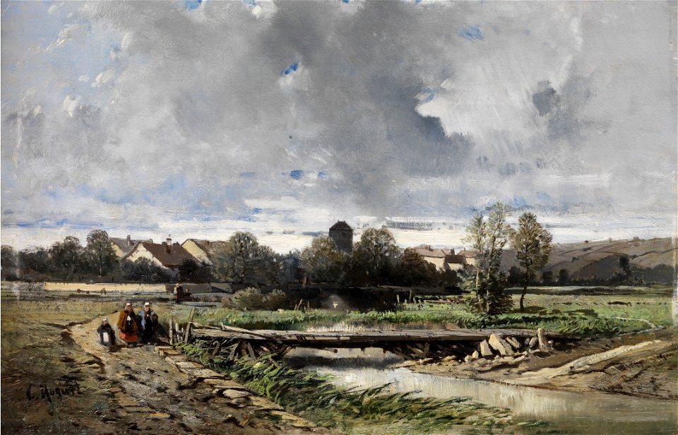Charles Hoguet - Dorf in der Normandie