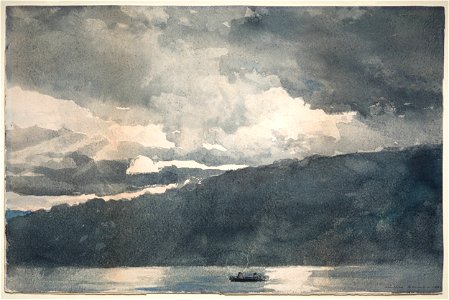 Winslow Homer - Mink Lake, Adirondacks (1892)