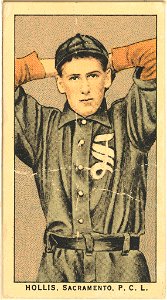 Hollis, Sacramento Team, baseball card portrait LCCN2008677323