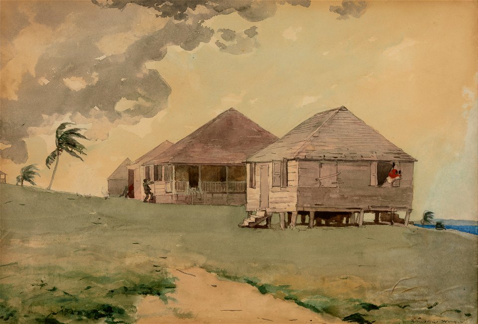 Winslow Homer - Tornado, Bahamas (1885)