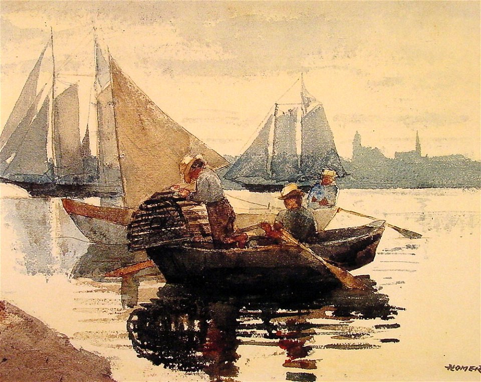 Winslow Homer - The lobster pot