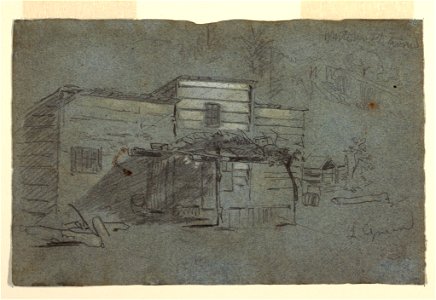 Drawing, Clapboard Shack, 1862 (CH 18175503)