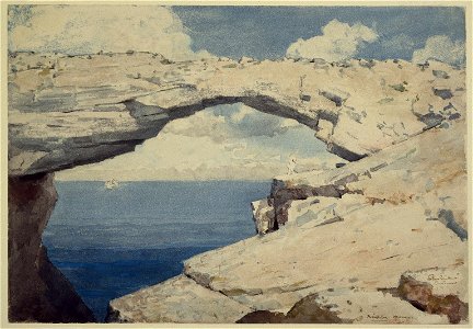 Winslow Homer - Glass Windows, Bahamas (ca.1885)