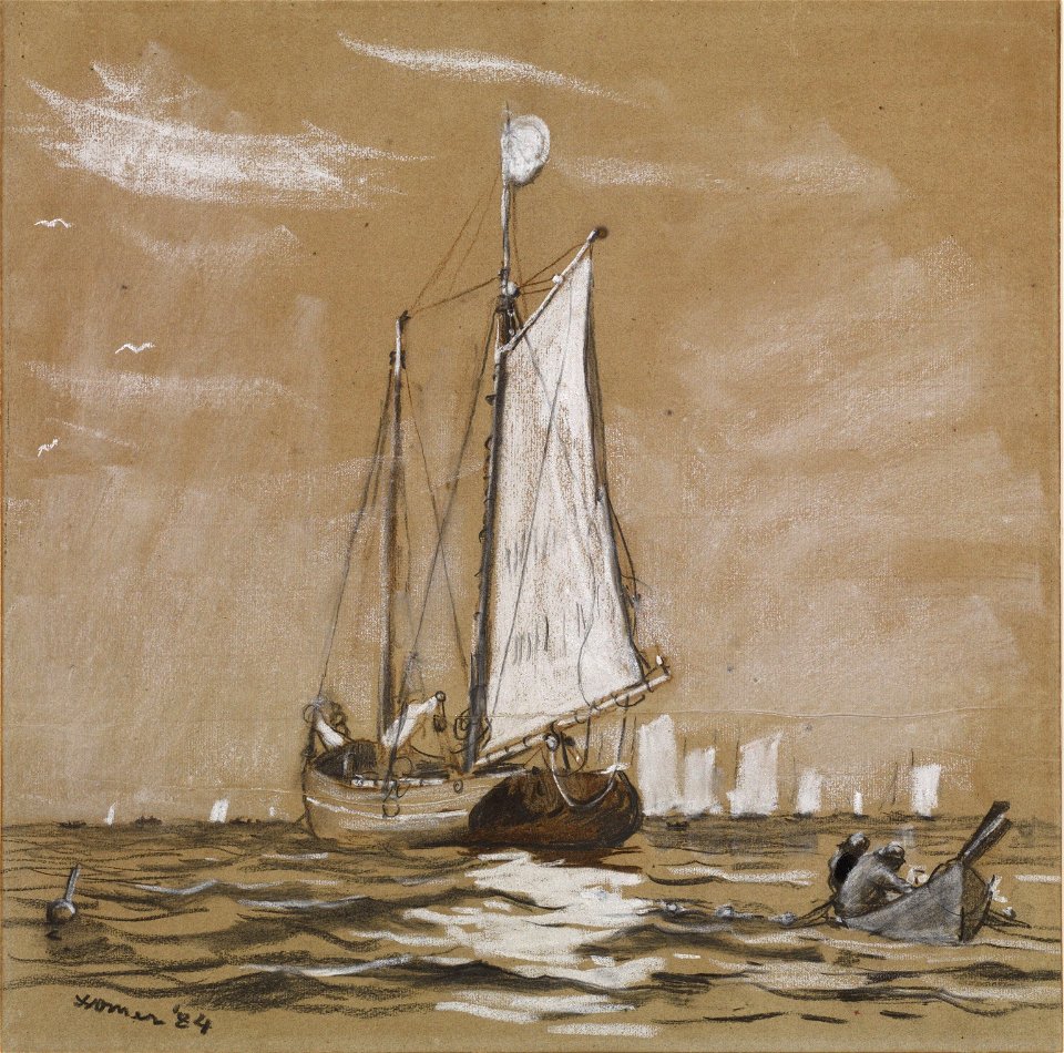 Winslow Homer - A Fishing Schooner