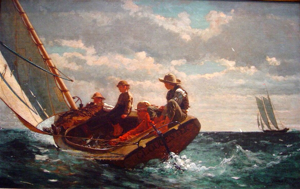 Breezing Up-Winslow Homer