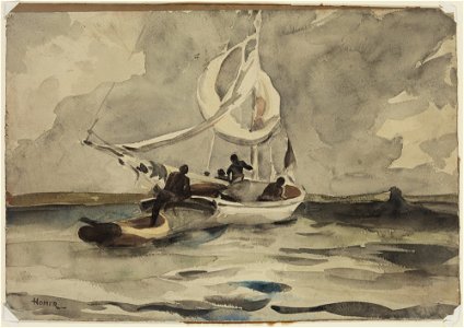Winslow Homer - Bahama Boatmen