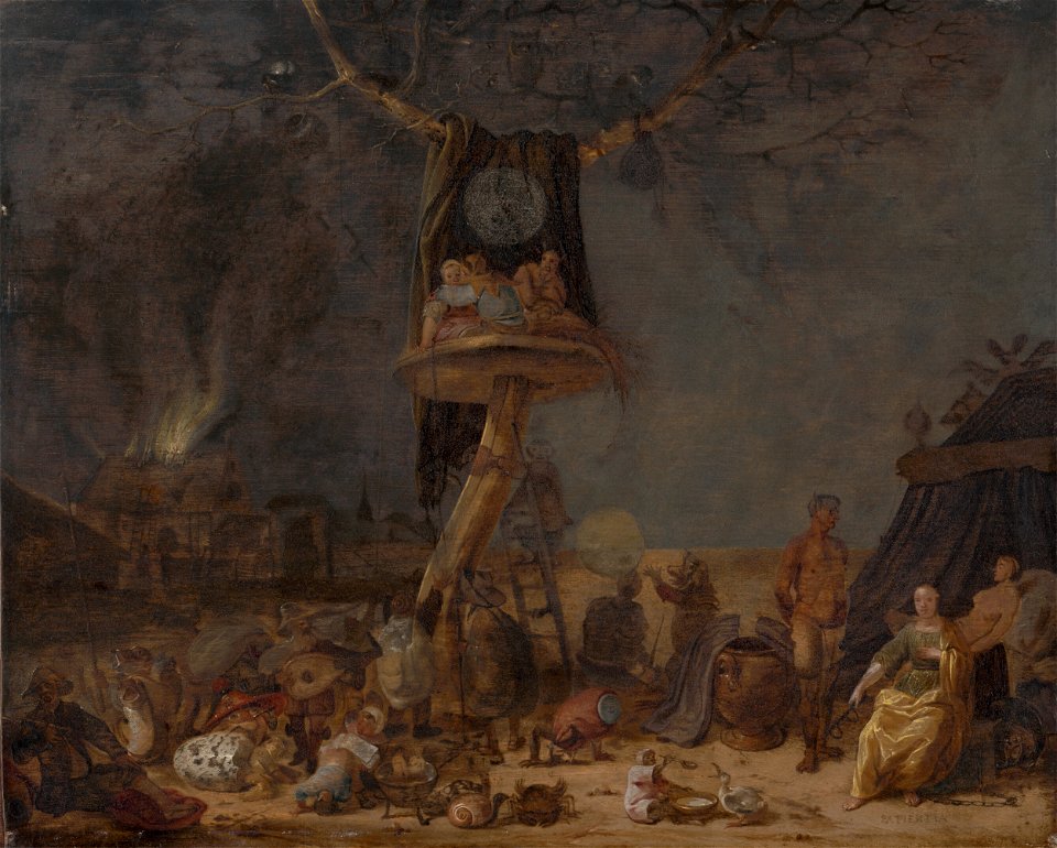 Holandský maliar z 2. polovice 17. storočia - Patientia (Allegory of Patience) - O 1841 - Slovak National Gallery