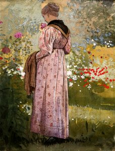 'In the Garden' by Winslow Homer, 1874