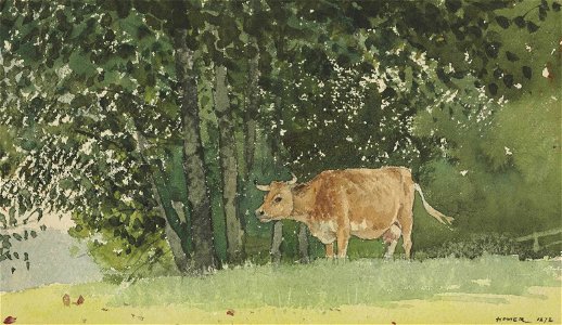 Winslow Homer - Cow in Pasture (1878)