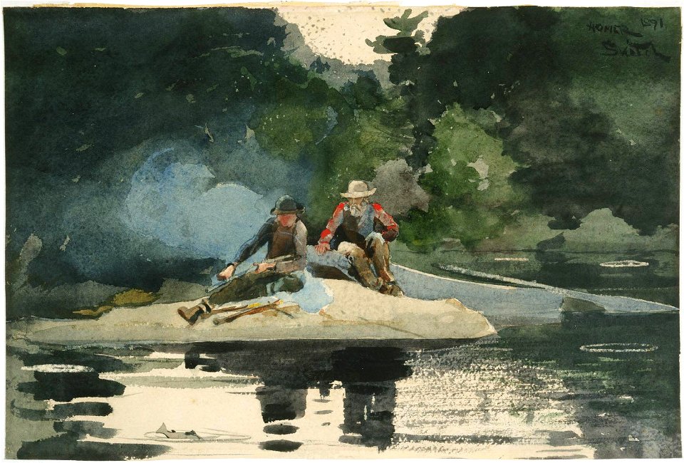 Winslow Homer - Building a smudge