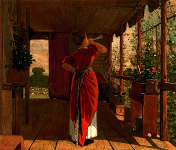 Winslow Homer - The Dinner Horn