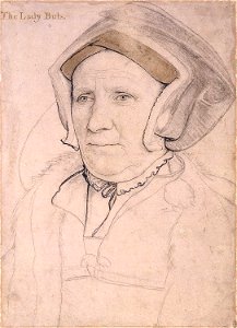 Margaret, Lady Butts by Hans Holbein the Younger. Free illustration for personal and commercial use.