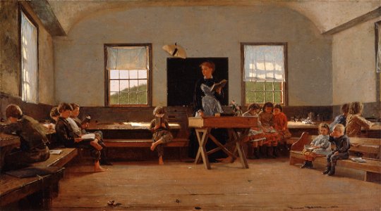 Winslow Homer - The Country School (1871)