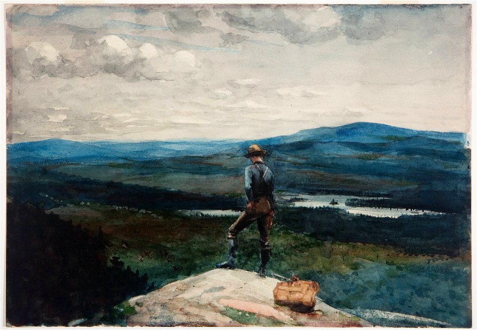 Winslow Homer - The Ranger, Adirondacks