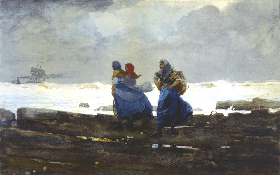 Winslow Homer - Fishwives (1883)