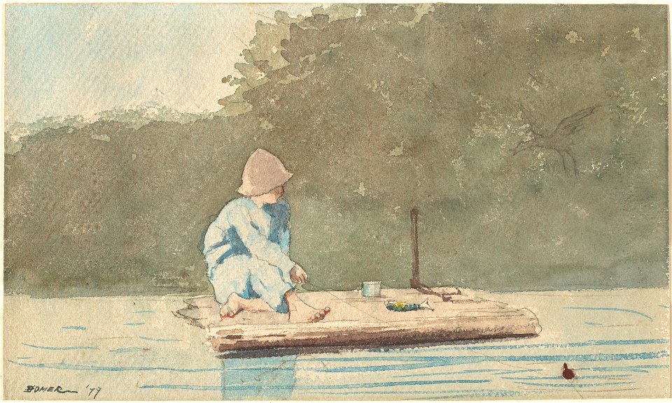 Winslow Homer - Boy on a Raft (1879)