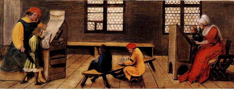 Ambrosius Holbein, maître d'école, 1516