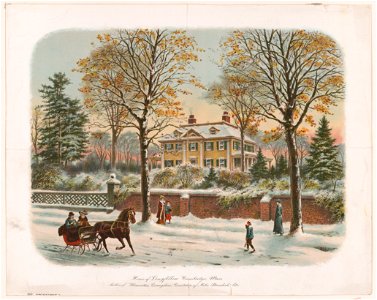 Home of Longfellow Cambridge, Mass. LCCN2013645321