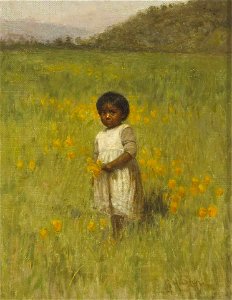 Holding Poppies (No. 381) by Grace Hudson