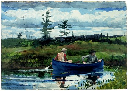 Winslow Homer - The Blue Boat - Google Art Project