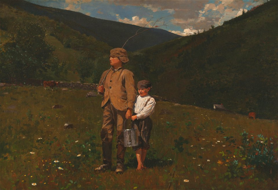 Winslow Homer - Crossing the Pasture (1871-72)