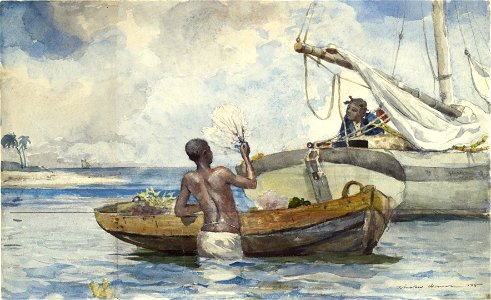 Winslow Homer - Done in the Bahamas (Fragment)