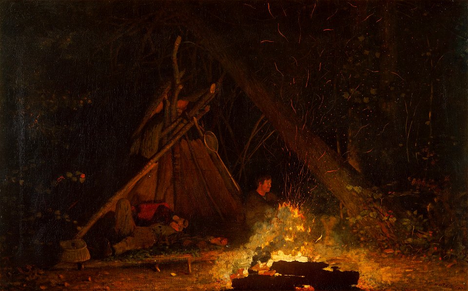 Winslow Homer - Camp Fire