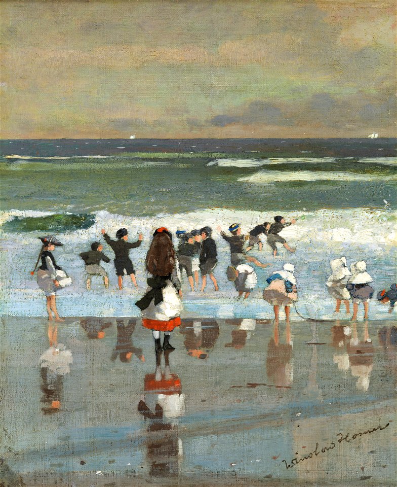 Winslow Homer - Beach scene