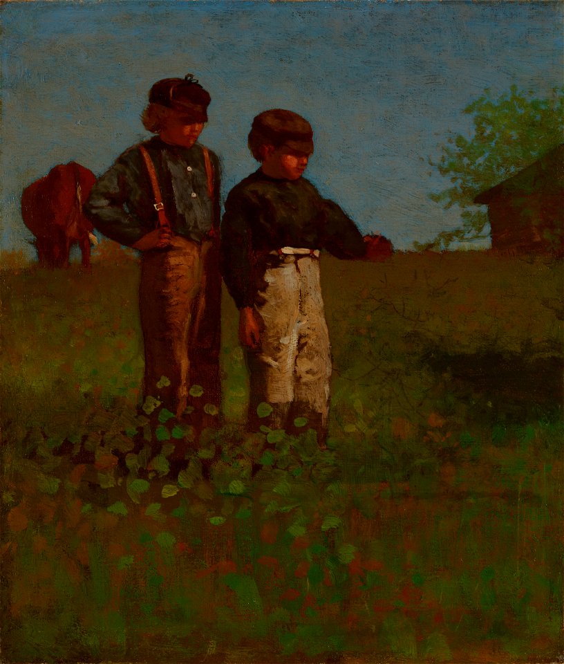 Winslow Homer - Young Farmers (1873-74)